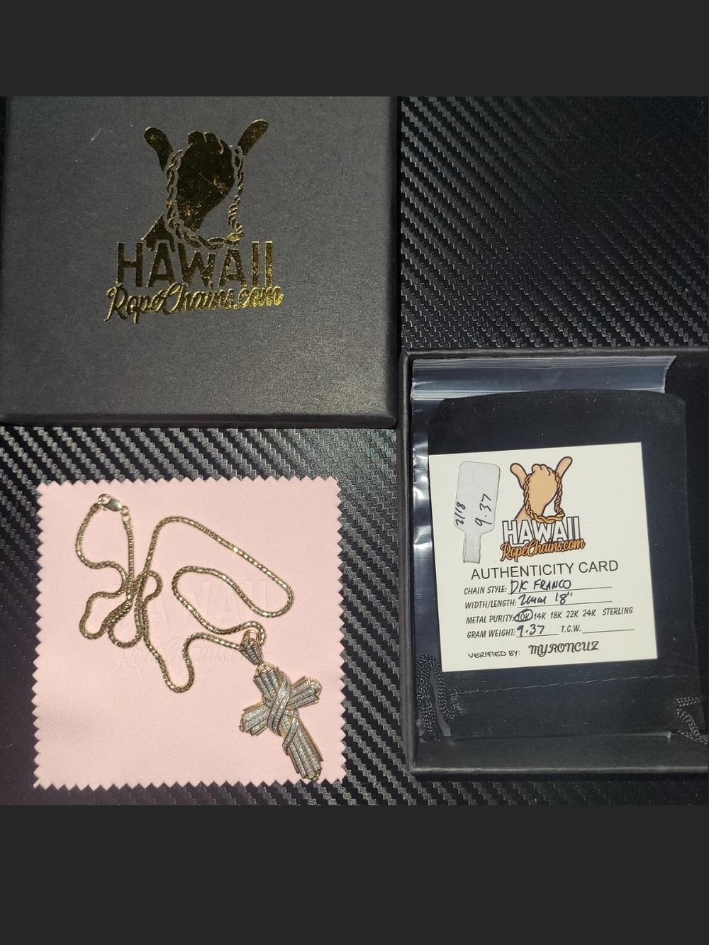 10k Solid Diamond Cut Franco Chain